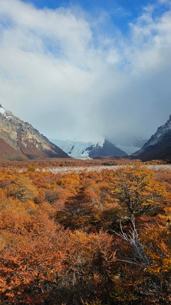 Laguna Torre and glacier. El Chalten, Patagonia, Argentina. April in Patagonia.