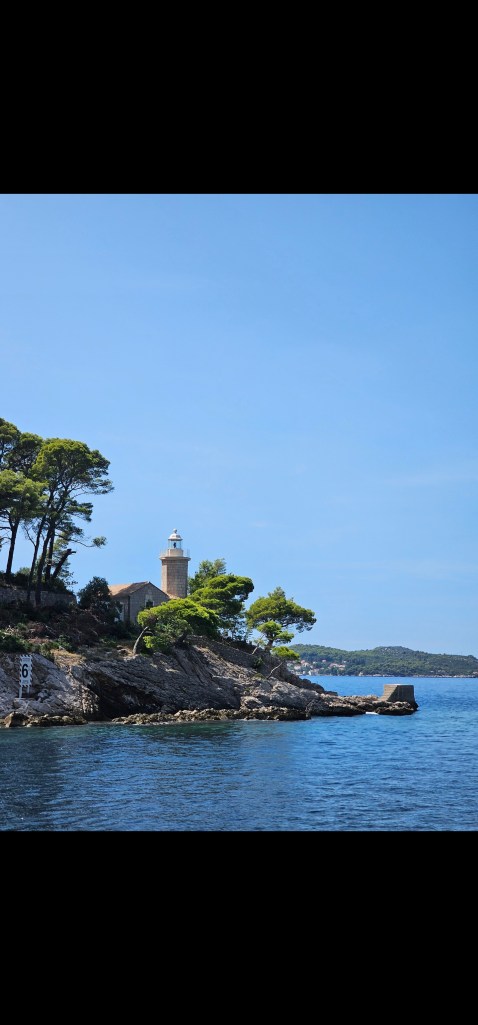 Lighthouse on one of the Croatian islands.